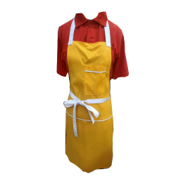 Jacket Kitchen Apron with Front Pocket - Made of Cotton