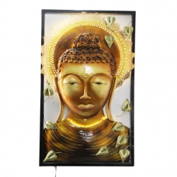 Buddha Wall Frame - 48 Inch - Made of Iron