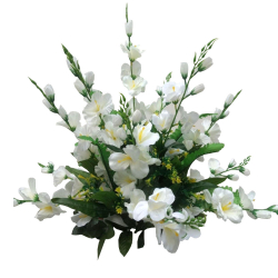 Artificial Flower Bouquet - 1.5 FT X 1.5 FT - Made of Plastic