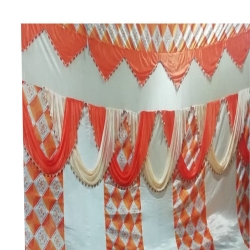 11 FT X 15 FT - Parda - Curtain - Stage Parda - Wedding Curtain - Mandap Parda - Made of Brite Lycra & knitting Cloth.