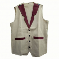 Waiter / Bartender Vest - Made of Premium Quality Polyester & Cotton