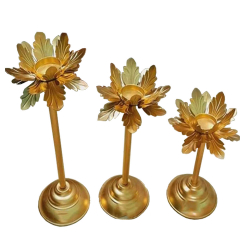 10 Inch x 12 Inch x 14 Inch - Lotus Stand - For Wedding - Festival Gifts - Decoration - Made Of Iron
