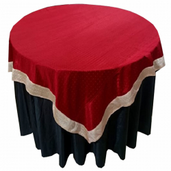 Round Table Top - 4 FT X 4 FT - Made of Tissue Cloth