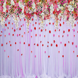 3D Print Curtains -10 FT X 15 FT - Made of Heavy Polyester cloth & High Quality Printing