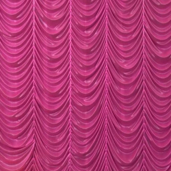 Designer Curtain - 10 Ft X 20 Ft - Made Of Bright Lycra Cloth