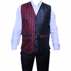 Waiter / Bartender Vest - Made of Premium Quality Polyester & Cotton