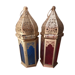 12 Inch - Decorative Lanterns - Hanging Lantern - Khandil - Made Of Iron.