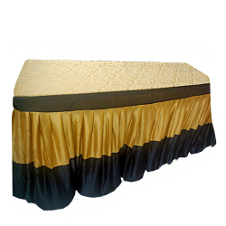 Table Frill - 2.5 FT X  15 FT - Made of Premium Lycra Quality