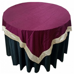 Round Table Top - 4 FT X 4 FT - Made of Tissue Cloth Material (Only Top Available)