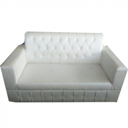 White Color - 2 Seater Sofa - VIP Sofa - Wedding Steel Sofa - Made of Steel & Fome