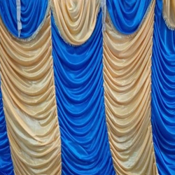Designer Curtain -10 FT X 15 FT  - Made Of Bright  Lycra With Full Taiwan Asthar