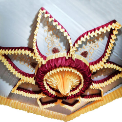 Designer Mandap Ceiling - Made Of Taiwan & Bright Lycra Cloth