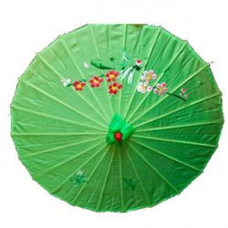 Chinese Umbrella - 18 Inch  - Made Of Iron & Water Prof Cloth