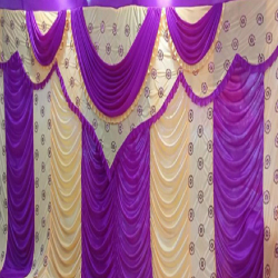 Designer Curtain - 10 FT X 20 FT-  Made Of Bright  Lycra with Full Taiwan Asthar