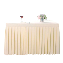 Rectangular Table Cover Frill - 2.5 FT X 2.5 FT - Made Of Brite Lycra Cloth