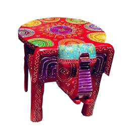 Elephant Stool - 12 Inch - Made of Wood