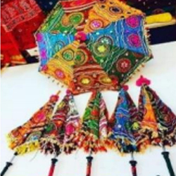 Fancy Decorative Umbrella -  24 Inch - Multi Color