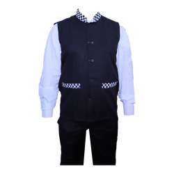 Waiter / Bartender Vest - Made of Premium Quality Polyester & Cotton