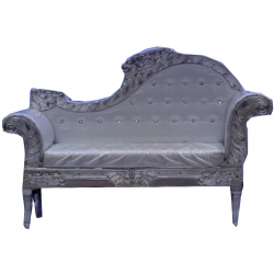 White Color - Metal Couches - Sofa - Wedding Sofa - Wedding Couches - Made of Metal & Wooden.