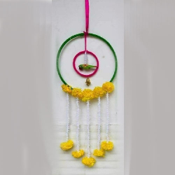 Wall Hanging Jhumar - 1.5 Ft - Made Of Cloth