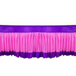 Table Cover Frill  - Made Of Bright Lycra Cloth