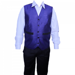 Waiter - Bearer - Bartender Coat Or Vest - Kitchen Uniform Or Apparel For Men - Full-Neckline - Sleeve-less - Made Of Premium Quality Polyester & Cotton (Available Size 38 , 40 , 42 , 44 , 46 , 48)