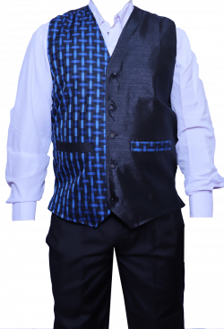 Waiter - Bearer - Bartender Coat Or Vest - Kitchen Uniform Or Apparel For Men - Full-Neckline - Sleeve-less - Made Of Premium Quality Polyester & Cotton (Available Size 38 , 40 , 42 , 44 , 46 , 48)