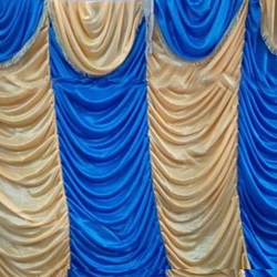 Designer Curtain - 10 FT X 20 FT-  Made Of Bright  Lycra With Full Taiwan Asthar