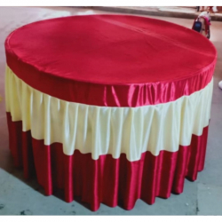 Round Table Cover - 4 FT X 4 FT - Made of Bright Lycra Cloth