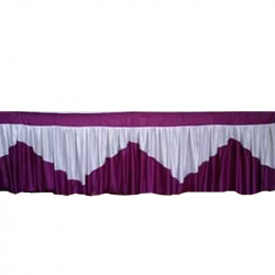 Table Cover Frill - 15 FT - Made of Bright Lycra Cloth