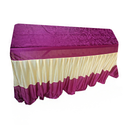 Table Frill - 2.5 FT X  15 FT - Made of Premium Lycra Quality