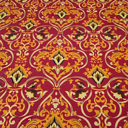 5 FT X 145 FT Multi Color Carpet - Printed Carpet - Carpet - Made of Paper Print Jute.