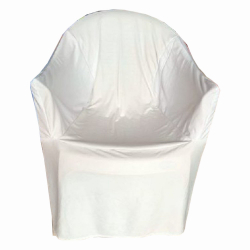 Chair Cover - Made of Lycra - White Color