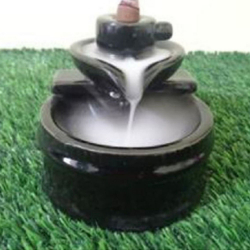 BackFlow Smoke Shivling Idol - 4.5 Inch - Made Of Polyresin