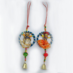 Hanging Ladi - 10 Inch - Multi Color (Pair)