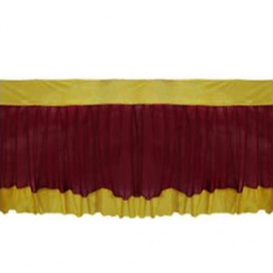 Table Cover Frill - 30 FT - Made Of 26 Gauge Bright Lycra