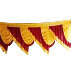 Mandap Jhalar - 10 FT - Made Of Heavy Lycra Cloth