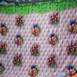 3D Print Curtains -10 FT X 15 FT - Made of Heavy Polyester cloth & High Quality Printing