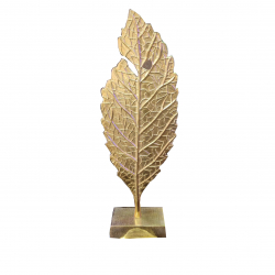 20 Inch - Designer Leaf - Metal Leaf Stand - Made Of Aluminium