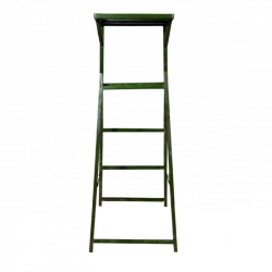 5 FT - Ladder - Light Weight Iron Ladder - Siddi - Foldable Ladder 18 Gauge - Green Color ( Available In Size 5 FT , 7 FT )