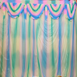 Designer Curtain -  Made of 24 Gauge Bright Lycra Cloth