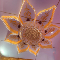 Designer Mandap Ceiling  - Top 14 KG Taiwan & Bright Lycra Cloth