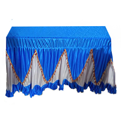 Rectangular Table Cover - 1.5 FT X 6 FT - Made of Premium Quality Brite Lycra