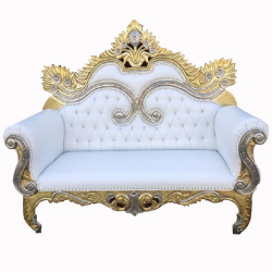 Sofa & Couches - Made of Wood & Brass Coating
