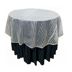 Round Table Top - 4 FT X 4 FT - Made of Tissue Cloth Material (Only Top Available)