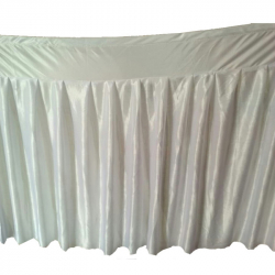 Table Cover Frill - Made of Brite Lycra - 24 Gauge  (Available Size - 10 FT 15 FT 20 FT 30 FT )