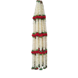Artificial Flower line - 5 FT -  Made of Plastic