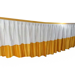 Table Frill - 2.5 FT X  15 FT - Made of Premium Lycra Quality