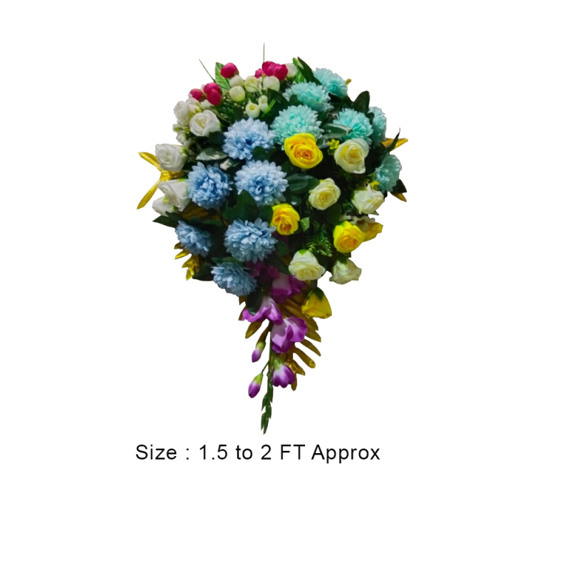 Buy Artificial Flower Bouquet Made Of Plastic