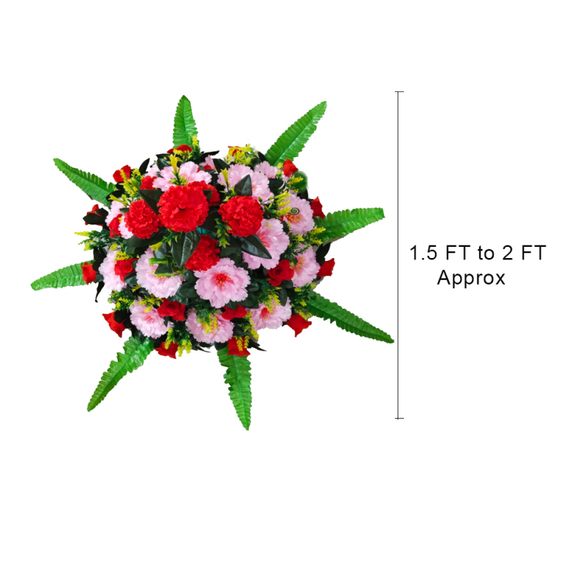 Buy Artificial Flower Bouquet Made Of Plastic